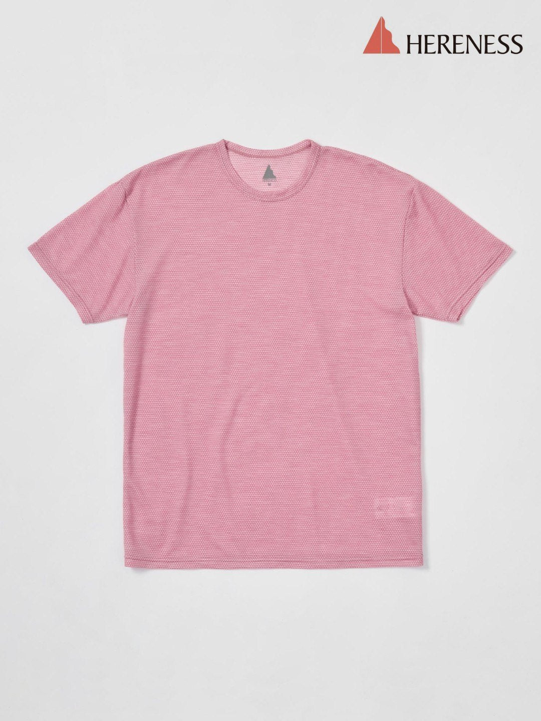 ヒアネス　WOOL MESH T-SHIRT(UNISEX) S ボルドー Wool Mesh T-shirt #BORDEAUX [hu-10010]｜HERENESS – moderate