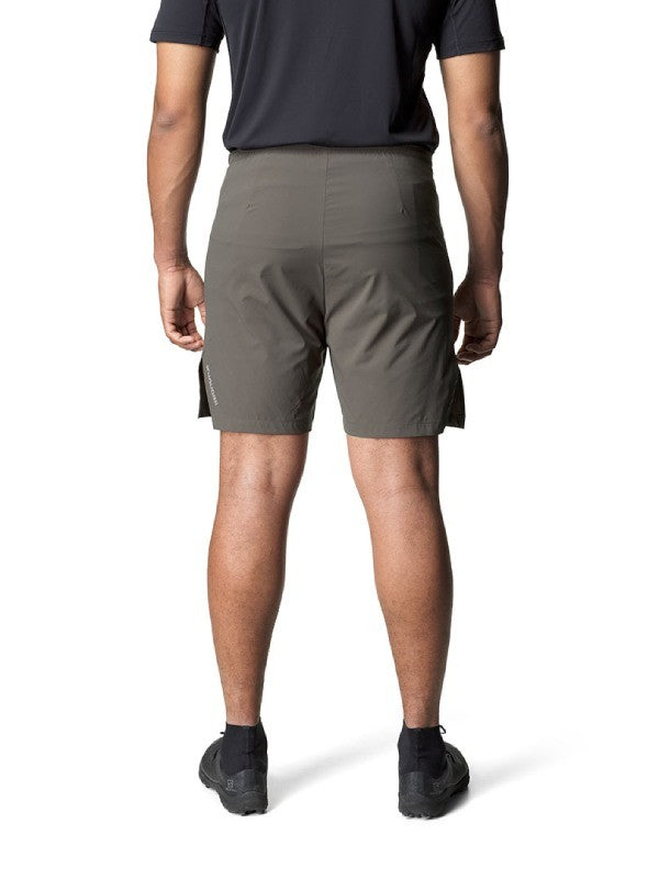 Men's Pace Light Shorts #Baremark Green [860016]｜HOUDINI