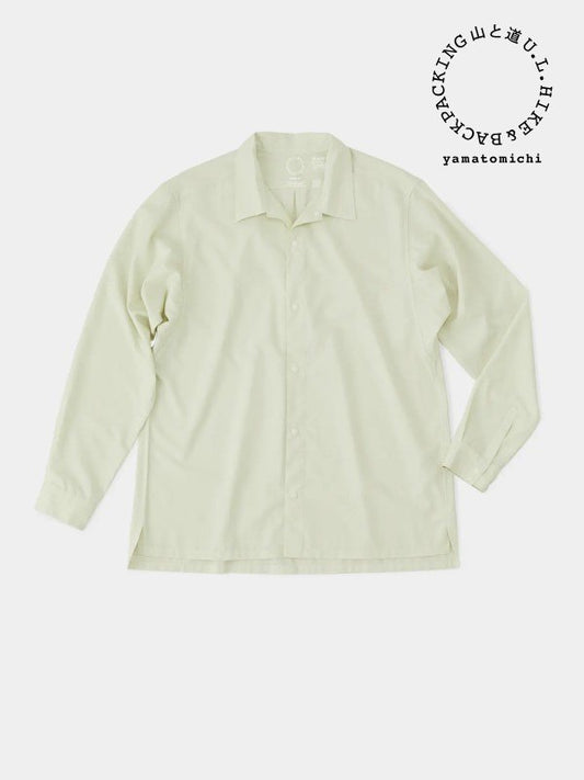 Bamboo Shirt #White Mint｜山と道