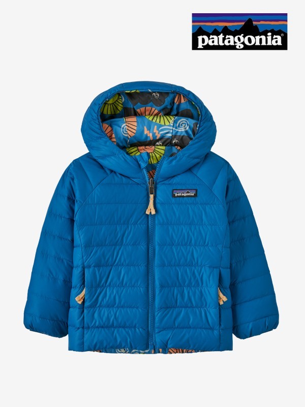 Baby Reversible Down Sweater Hoody #FNVL [61372]｜patagonia – moderate