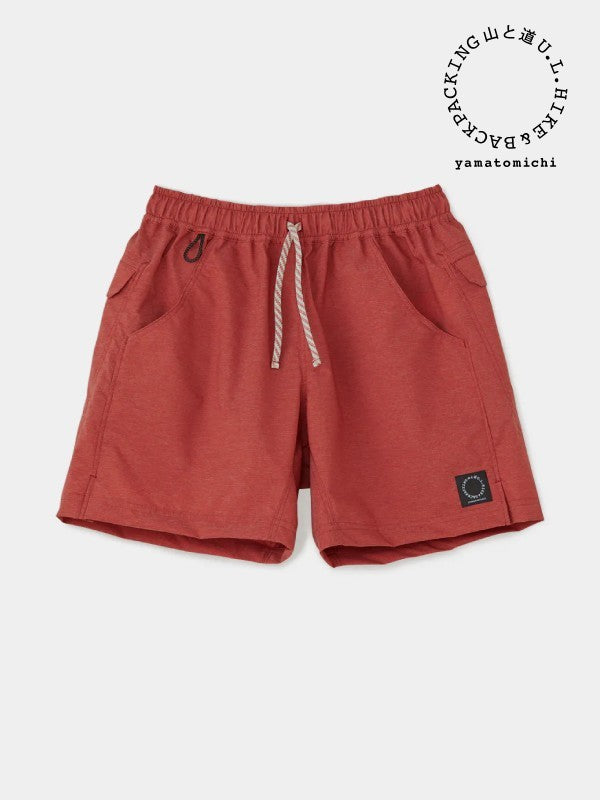 Men's Light 5-Pocket Shorts #Brick Red｜山と道 – moderate