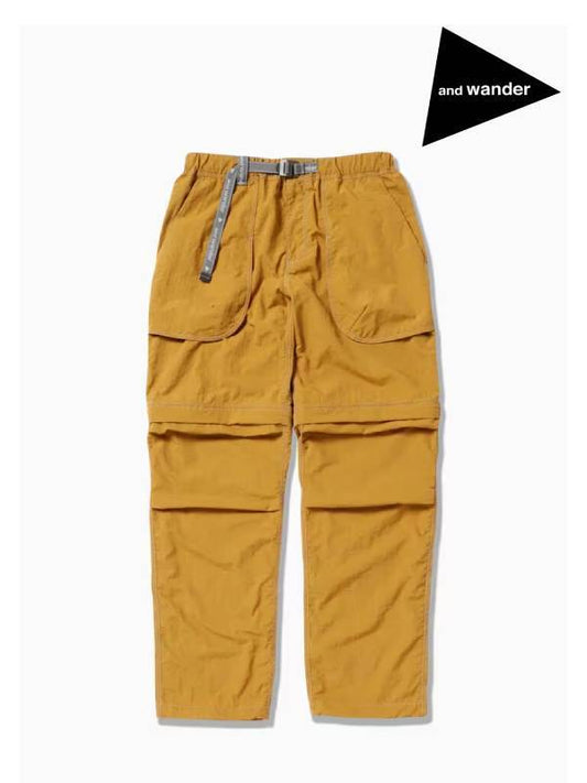Women's Ny taffeta hiker 2way pants #060/yellow [4152138]｜and wander