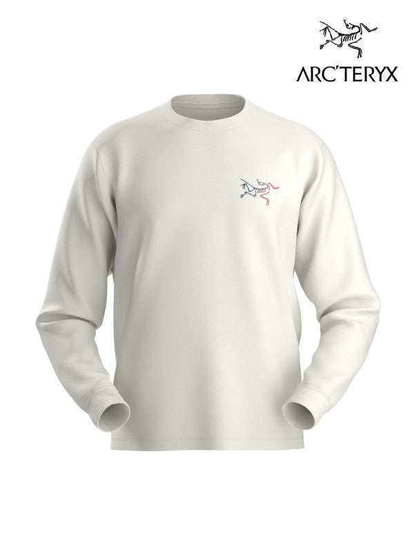 Heatmap Arcteryx Long Sleeve Top Kragg Cotton Heatmap LS M #White
