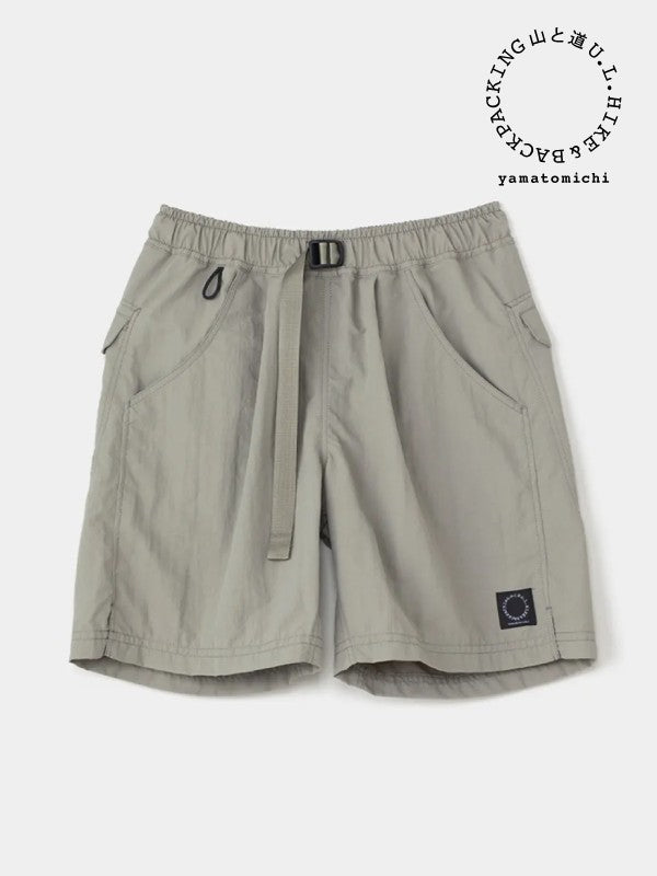 Women's 5-Pocket Shorts Long #Sage Gray｜山と道 – moderate