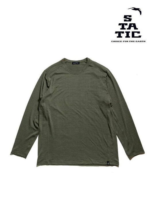 Men's All Elevation L/S Shirts #Moss [100423]｜STATIC