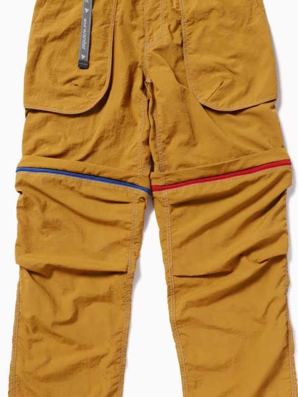Women's Ny taffeta hiker 2way pants #060/yellow [4152138]｜and wander