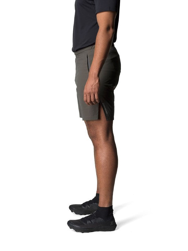 Men's Pace Light Shorts #Baremark Green [860016]｜HOUDINI