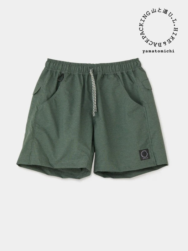 Women's Light 5-Pocket Shorts #Green Haze｜山と道 – moderate