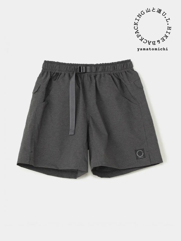 Men's 5-Pocket Shorts Light #Dark Gray｜山と道 – moderate