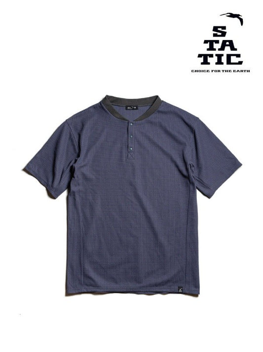 Doublecell Henley S/S Shirts #Ink [100924]｜STATIC