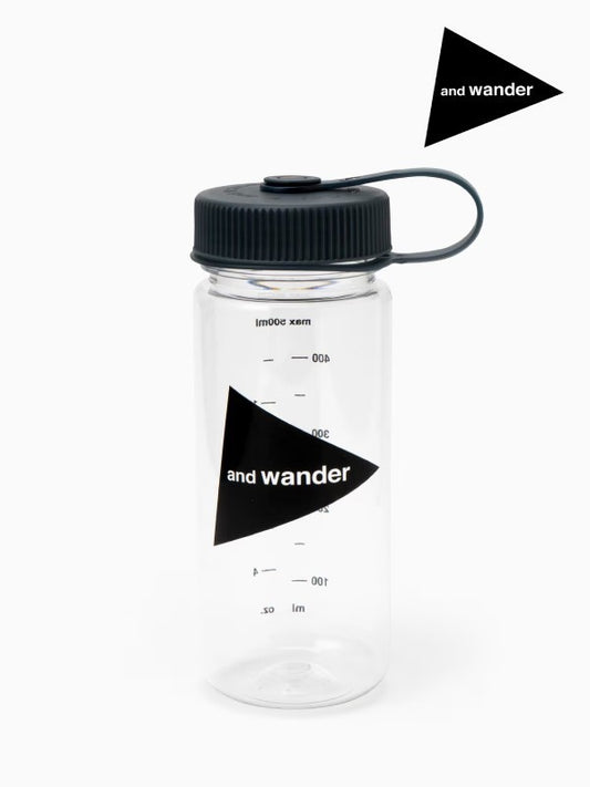 and wander logo bottle 500 #002/clear [4977299]｜and wander