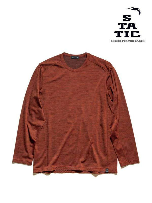Frenzy L/S Shirts #Rust [101924]｜STATIC