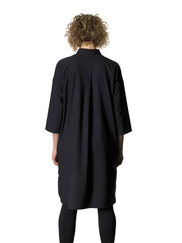 Women's Route Shirt Dress #True Black [169794]｜HOUDINI