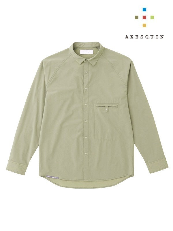 ソフトシェルのショートカラーシャツ #ヤマバトイロ [021066]｜AXESQUIN – moderate