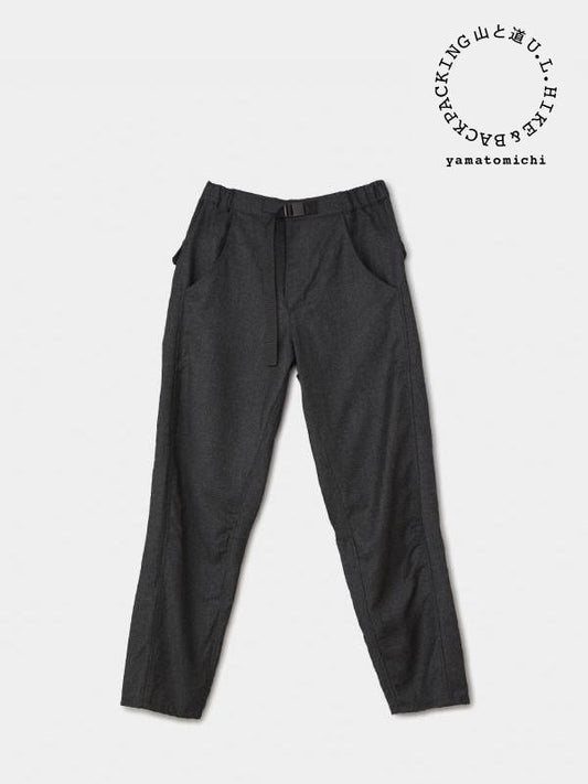 Women's Merino 5-Pocket Pants Tall #Charcoal｜山と道