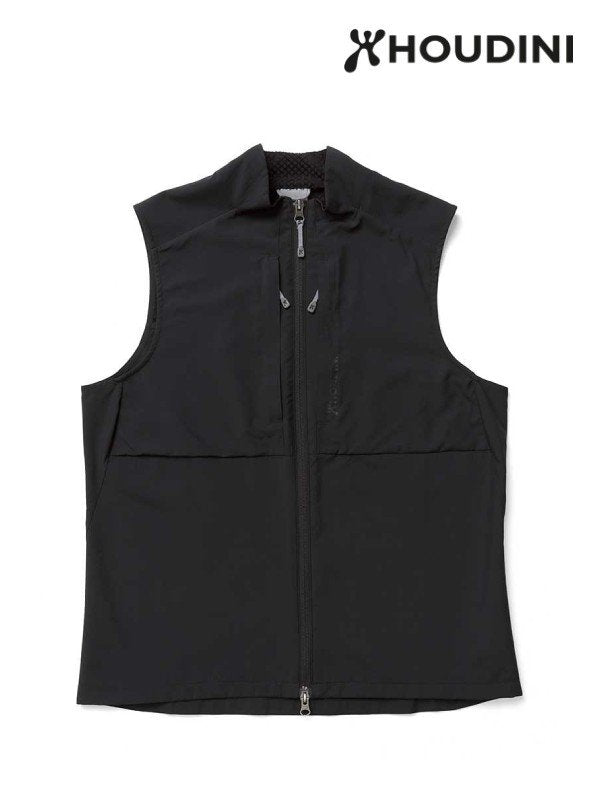 W's Pace Hybrid Vest #True Black [840008] _ メンズ｜トップス