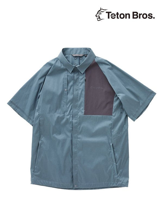 Wind River Shirt (Unisex) #Blue Gray [TB231-33M] ｜Teton Bros.