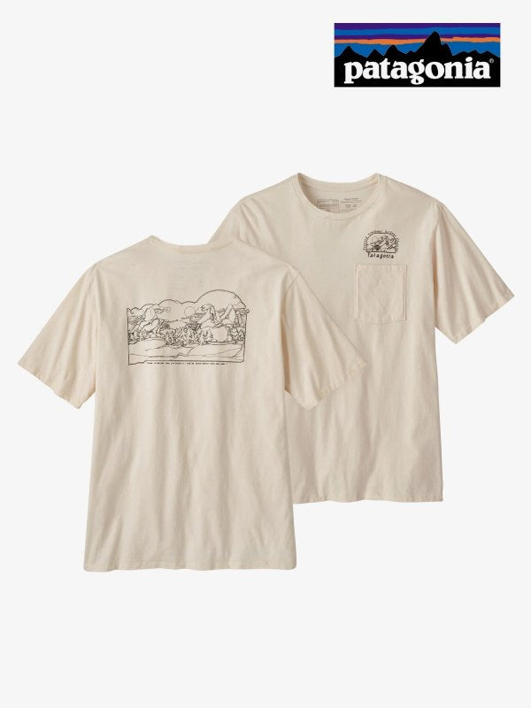 patagonia｜パタゴニア Men's Lost and Found Organic Pocket T-Shirt