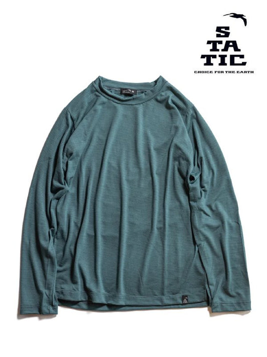 Women's ALL ELEVATION L/S SHIRTS #Blue Green [100523]｜STATIC