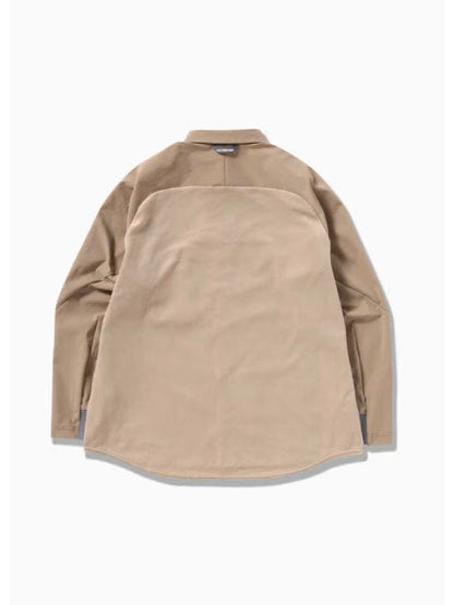 Women's fleece base LS shirt #beige [5743253026] ｜andwander