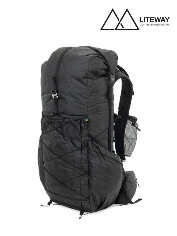 LITEWAY｜ BIGGIE PACK ULTRA 45L #Black [big ult dgr sm] – moderate