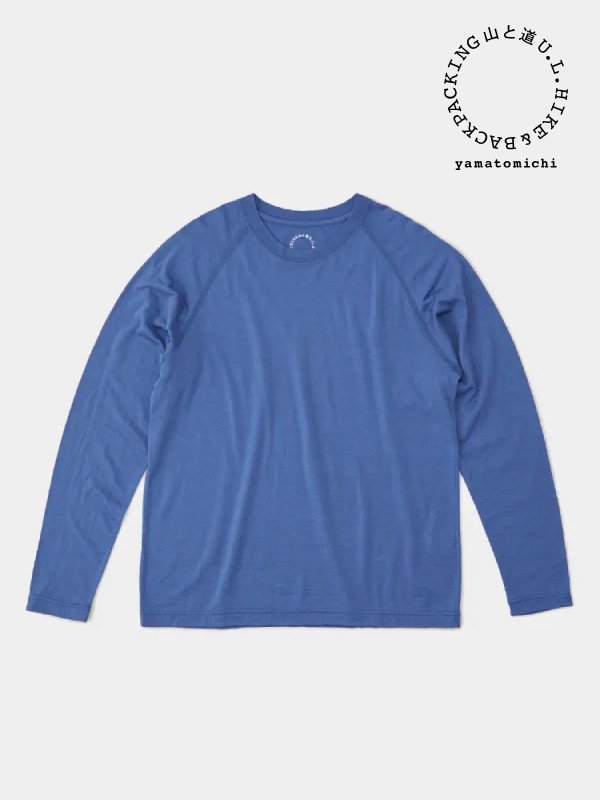 山と道｜ヤマトミチ 100% Merino Light Long Sleeve (unisex) #Jay