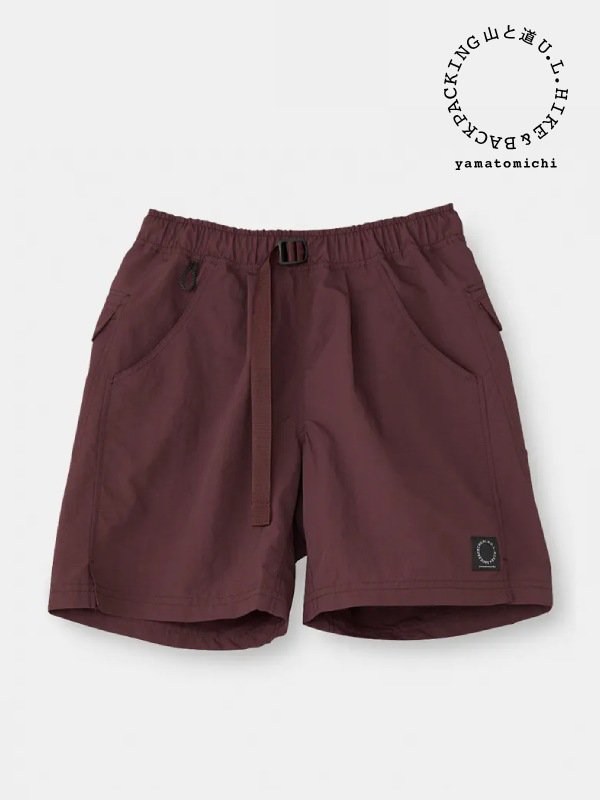 山と道｜ヤマトミチ M's 5-Pocket Shorts Long #Tawny Port – moderate