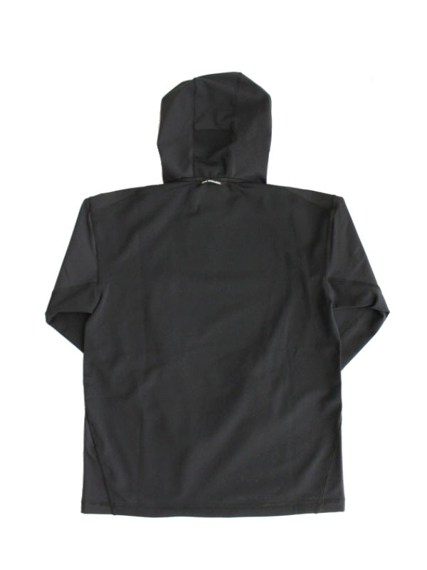 hybrid warm pocket hoodie #black [5743284074] ｜andwander