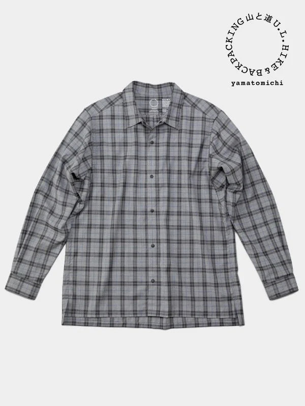 Merino Shirt #Gray Check｜山と道
