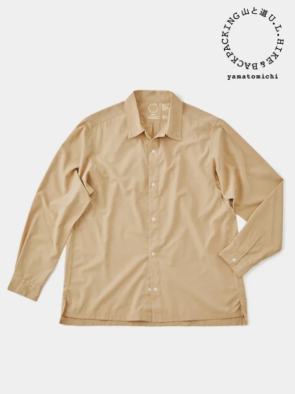 激安特価 Lサイズ 山と道 バンブーシャツ バニラクリーム Bamboo Shirt 
