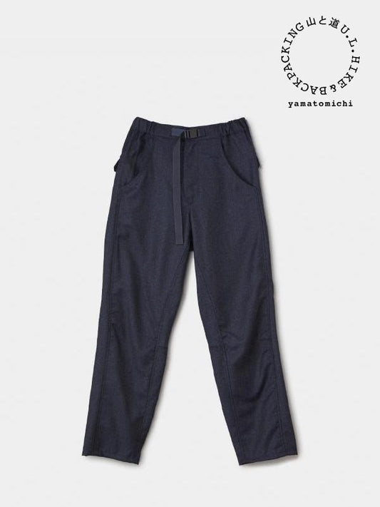 Women's Merino 5-Pocket Pants Tall #Navy｜山と道