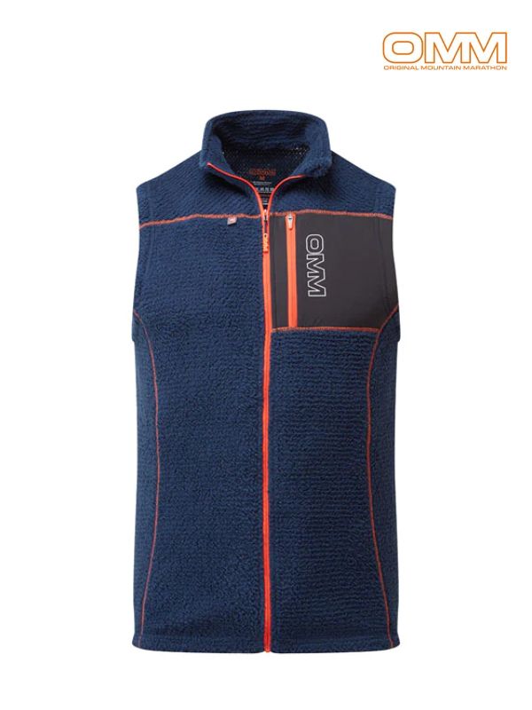 Core Zipped Vest #Navy [OC185]｜OMM