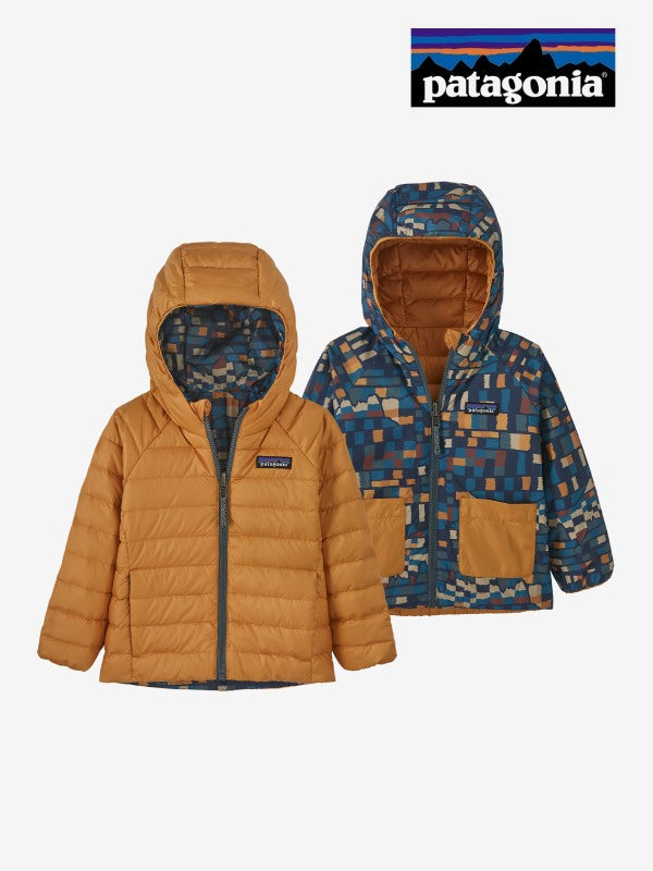 Baby Reversible Down Sweater Hoody #FPBL [61372]｜patagonia