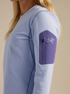 【Women】Women's Rho Crew W #Kasumi / Blurple [X00001075702]｜ARC'TERYX