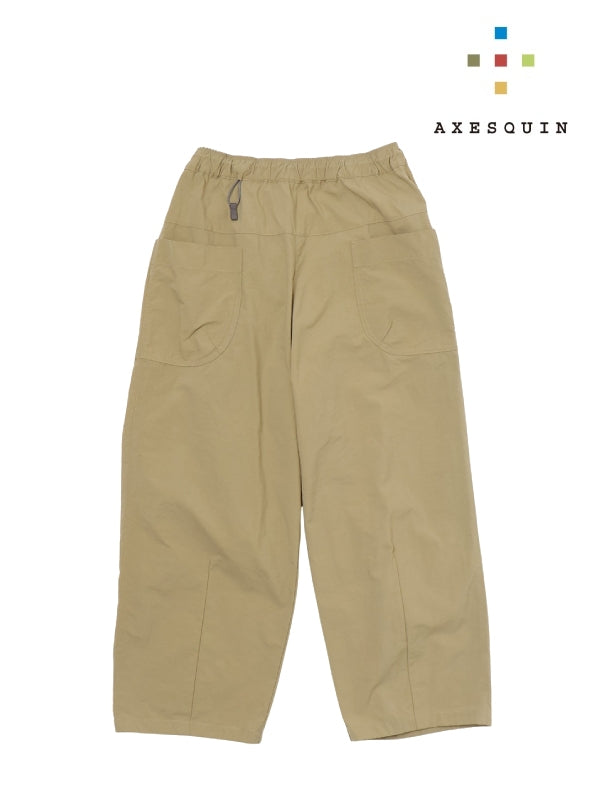 ヴィンテージナイロンのカーブパンツ #コビチャ [022040]｜AXESQUIN
