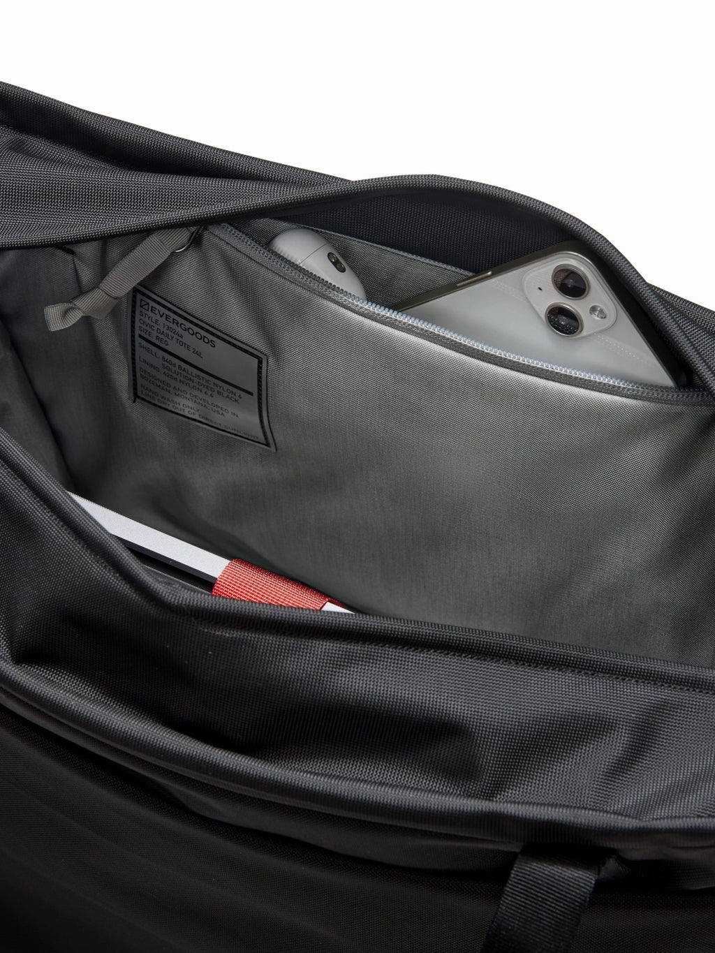 CIVIC DAILY TOTE 24L #Solution Dyed Black [CDT24]｜EVERGOODS