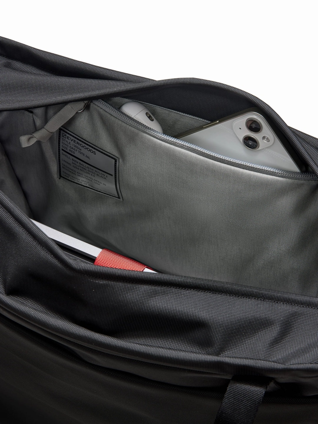 CIVIC DAILY TOTE 24L #Solution Dyed Black [CDT24]｜EVERGOODS