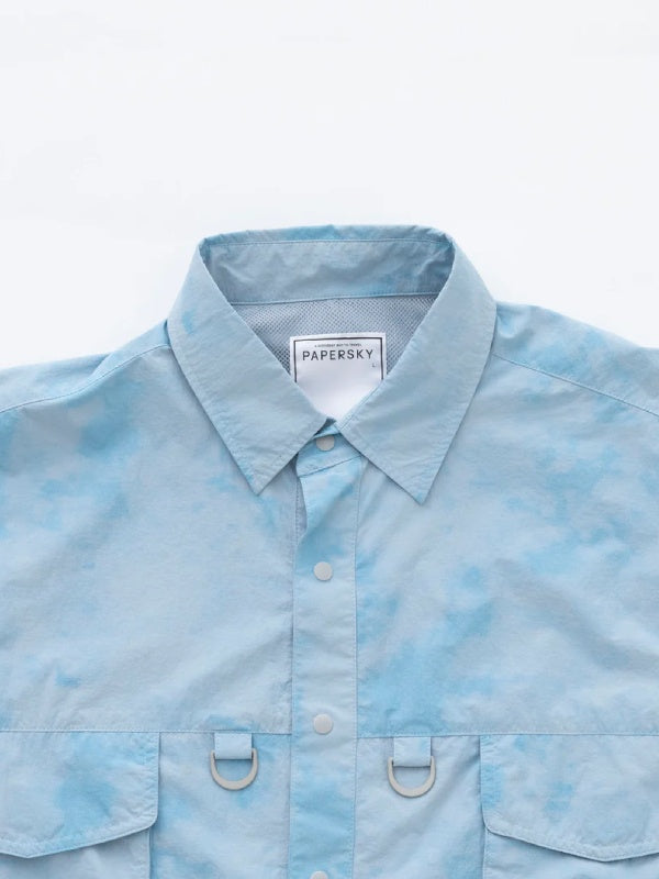 ACTIVE SKY HALF SHIRT #SKY [PS241003]｜PAPERSKY WEAR