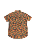 TRIPLE CROWN ZIP DOWN SHORT SLEEVE #ABSTRACT ORANGE CAMO [TC’BD-USS]｜Jolly Gear