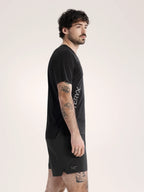 Norvan Downword Logo SS #Black [X00001034001]｜ARC'TERYX