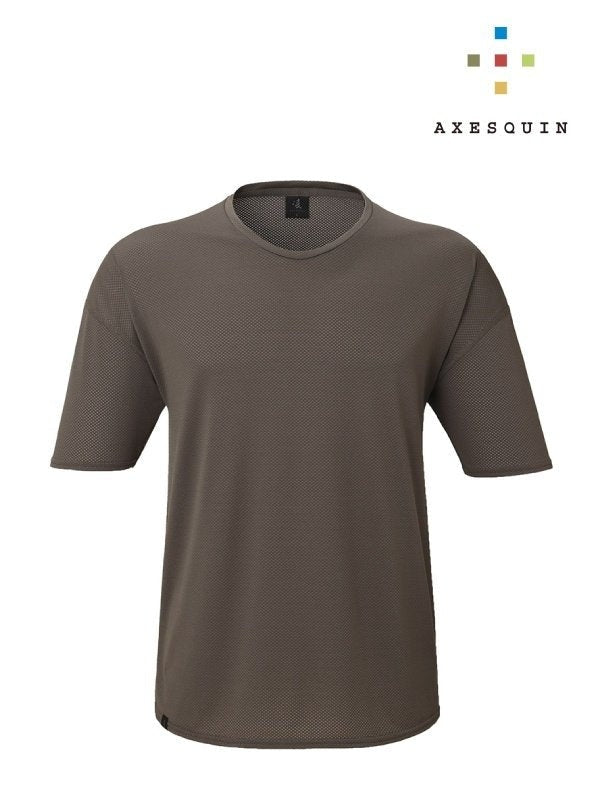 ウロコシャツ 半袖 #ニビイロ [41008]｜AXESQUIN【Outlet_30】