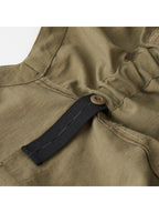 タッサーナイロンのオーバーオール #オリーブネズミ [022025]｜AXESQUIN