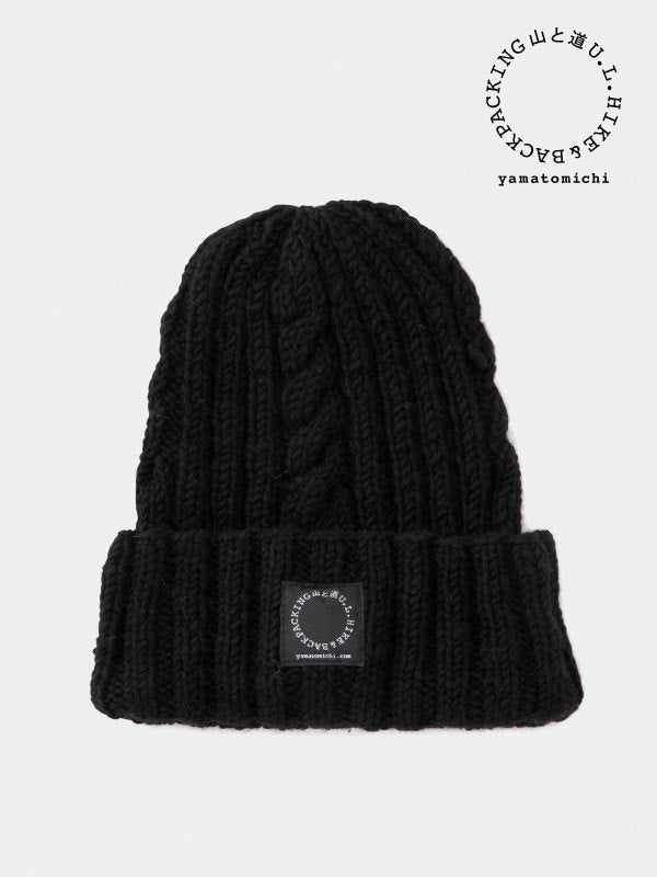 Merino Knit Cap #Black｜山と道