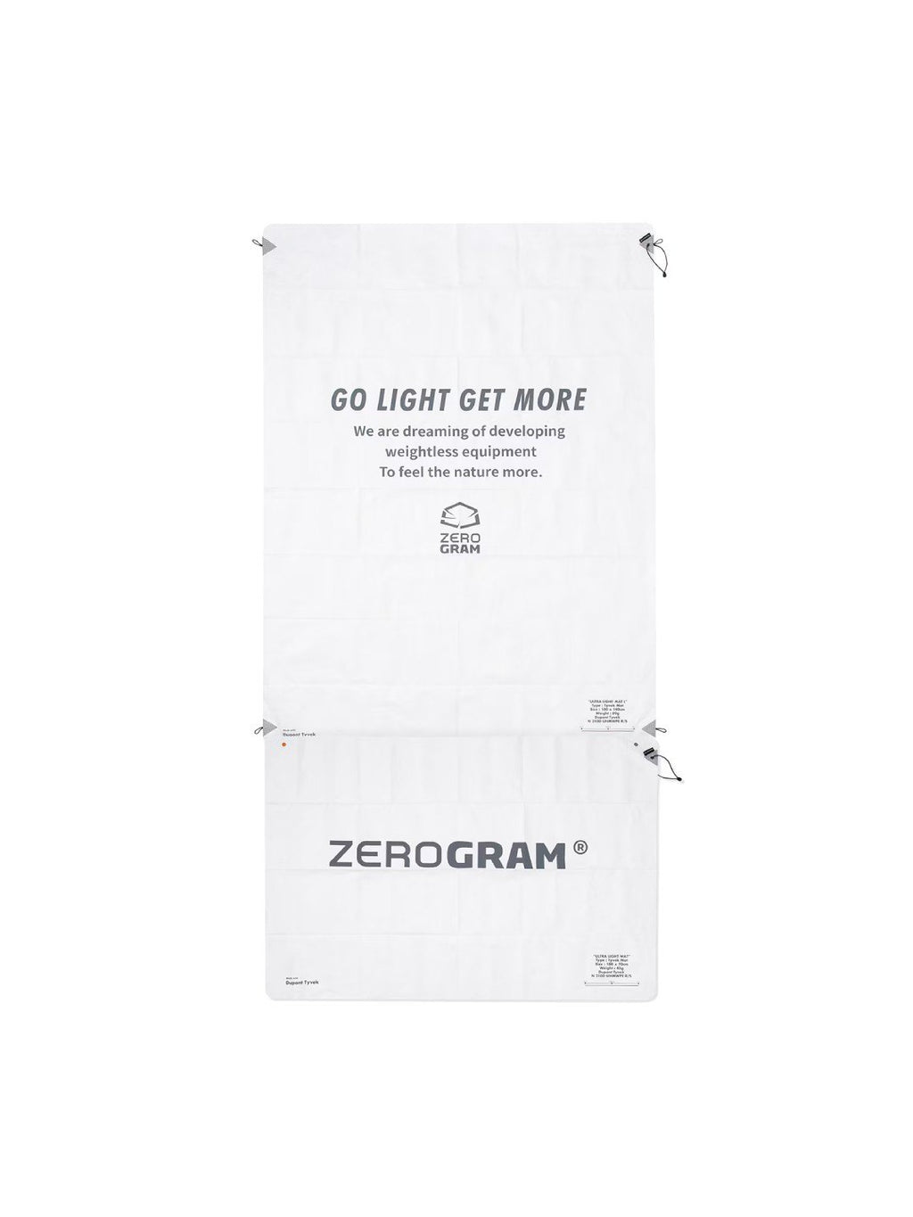 Tybek UL Mat M #WHITE [ZU2MTX2601]｜ZEROGRAM