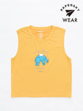 Apres Run 吉祥物背心 #黄色 [PS241026] | PAPERSKY WEAR