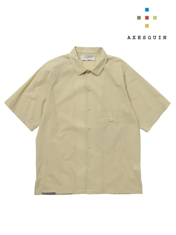 軽くて涼しい半袖シャツ #アオシロツルバミ [21102]｜AXESQUIN【Outlet_30】