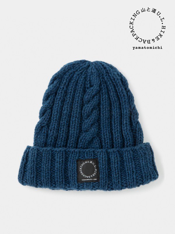 Merino Knit Cap #Navy｜山と道