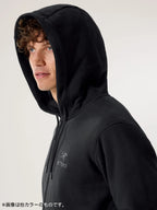 【Men】Emblem Fleece Full-Zip Hoody M #Rune [X00000992910]｜ARC'TERYX