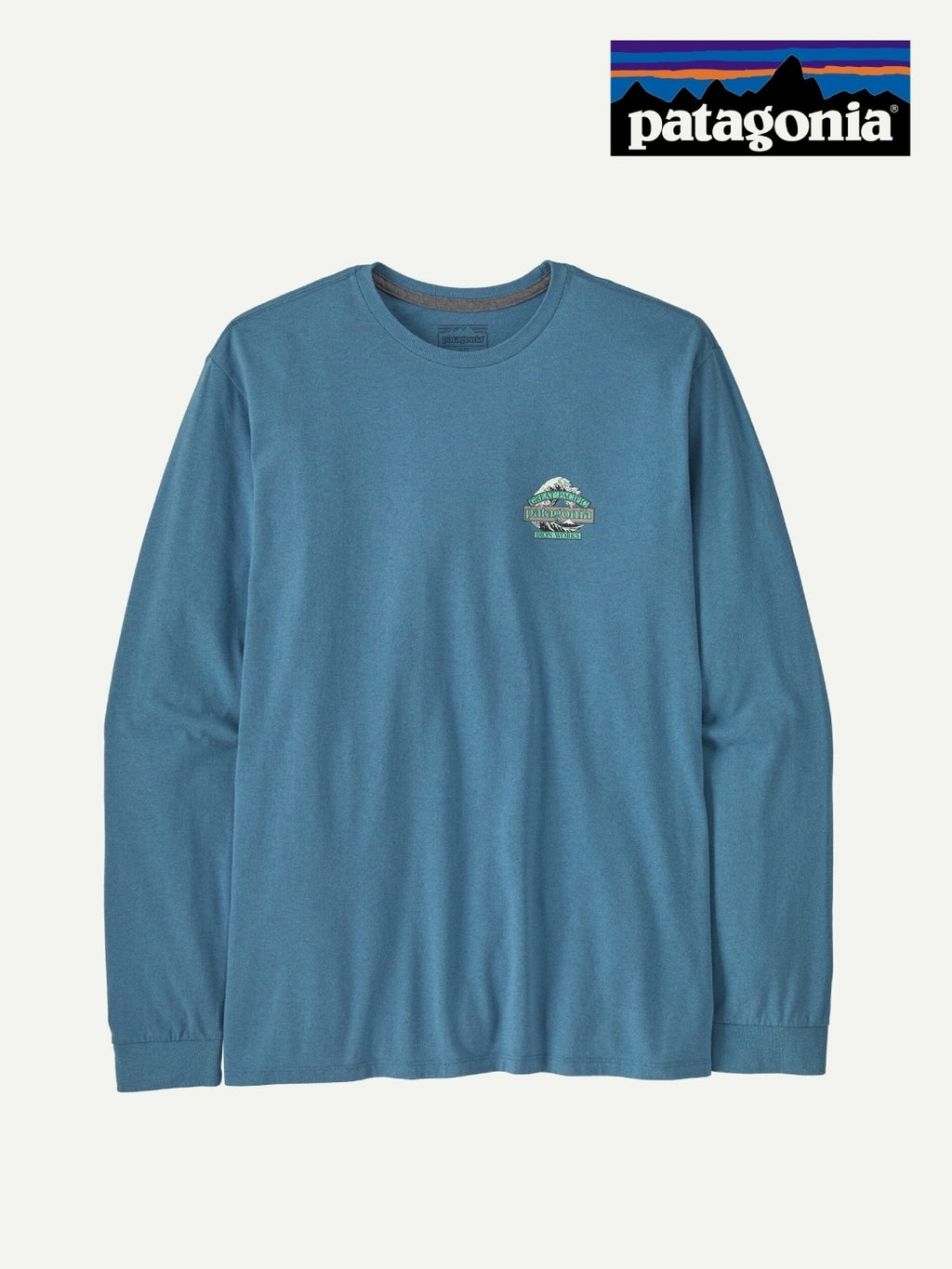 L/S Great Waves Responsibili-Tee #SHRB [37876]｜patagonia