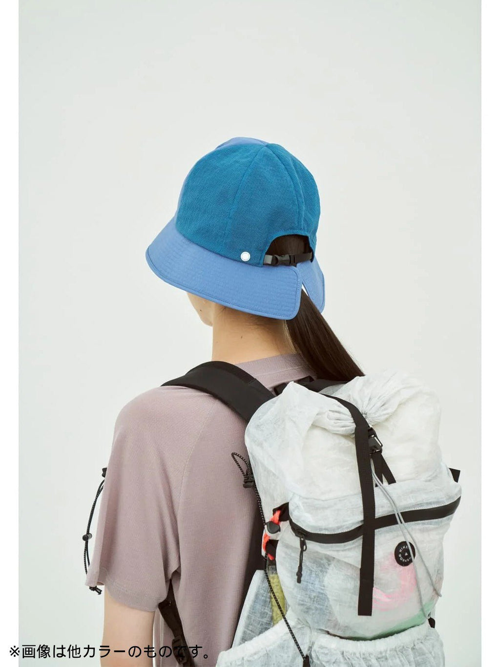 Crevice Mesh Hat #Grey [HL-1118]｜halo commodity